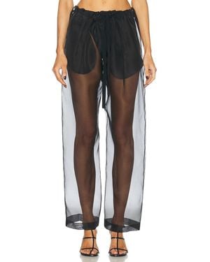 KHAITE Trenton Organza Pant - Black