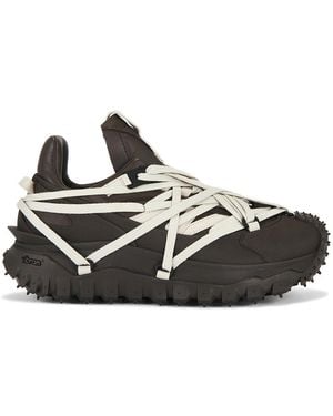 Rick Owens X Moncler Trailgrip Megalace Sneaker - Black