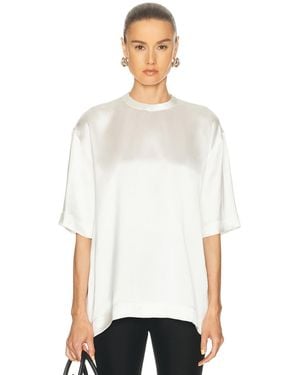 TOTEME Satin Tee - White