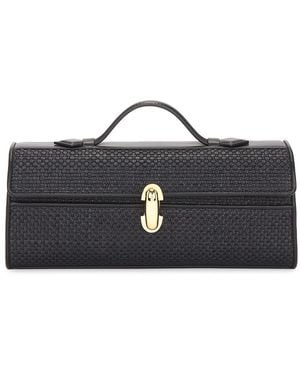 SAVETTE Slim Symmetry Pochette Bag - Black