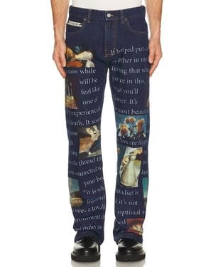 Pleasures Connection Straight Leg Jeans - Blue
