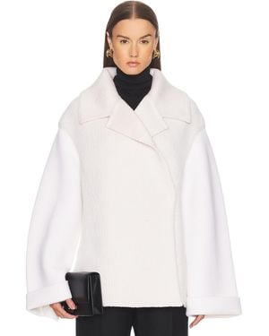 Tom Ford Bespoke Multi Gauge Double Breasted Blazer - White