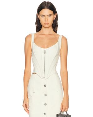 Wiederhoeft Corset Top - White