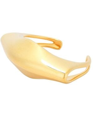 KHAITE Lotus Cuff Bracelet - Metallic