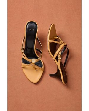 Jude For Fwrd Cross Sandal - Brown