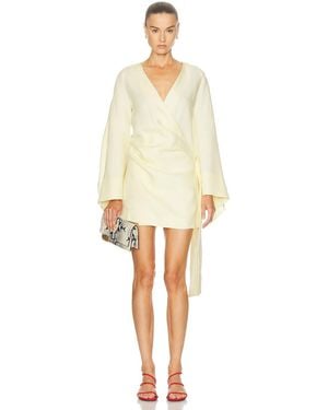KHAITE Onis Dress - Yellow