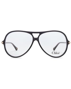 Chloé Tubolar Aviator Optical Glasses - Blue