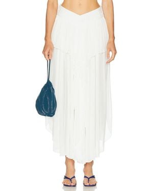 Christopher Esber Oniro Fluted Skirt - White
