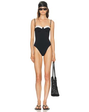 STAUD Maeve One Piece Swimsuit - Black