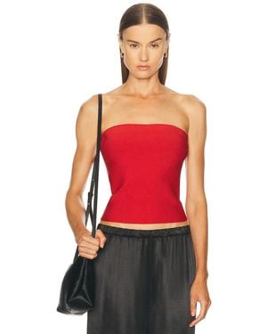 Jonathan Simkhai Nicole Tube Top - Red