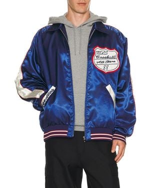 Needles Stadium Jacket Poly Sateen - Blue