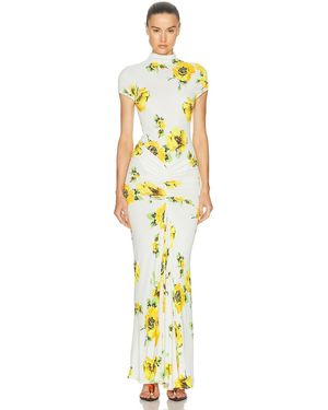 Alaïa Draped Dress - Metallic