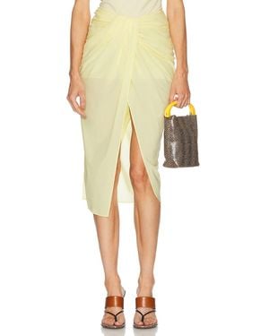 Jacquemus La Jupe Pareo - Yellow