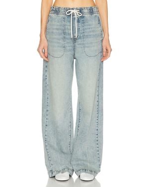 GRLFRND Kai Relaxed jogger Jeans - Blue