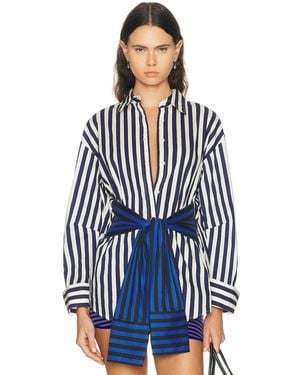 Simon Miller Inna Poplin Top - Blue
