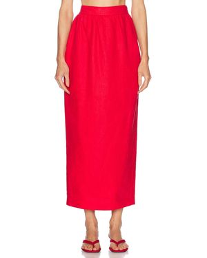 Posse Bonnie Pencil Skirt - Red