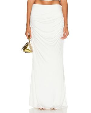 retroféte Vivienne Skirt - White