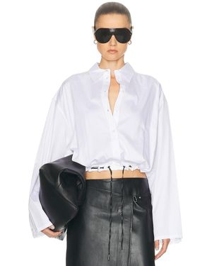 Brandon Maxwell Leland Shirt - White