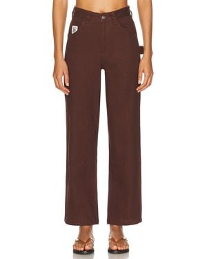 Bode Twill Knolly Brook Trouser - Brown