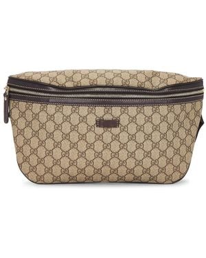 Gucci Gg Supreme Belt Bag - Natural