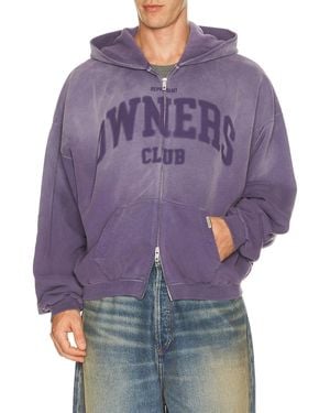 Represent Owners Full Zip Hoodie - Purple