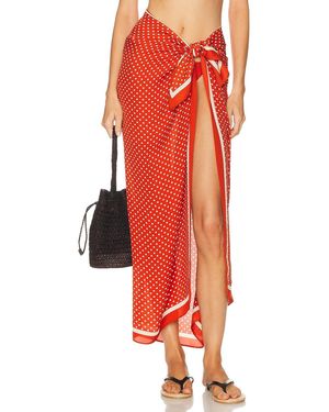 Matteau Silk Sarong - Red