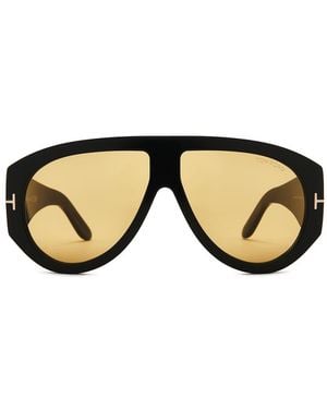 Tom Ford Bronson Acetate Sunglasses - Natural