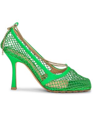 Bottega Veneta Stretch Pumps - Green