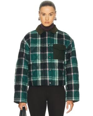 Canada Goose Terra Plaid Jacket - Green