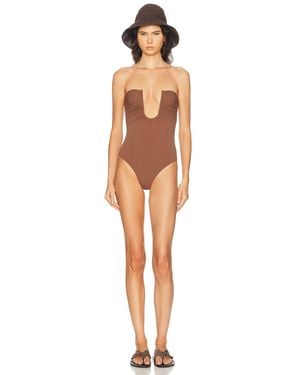 Christopher Esber Arced Ruched One Piece Swimsuit - Multicolor