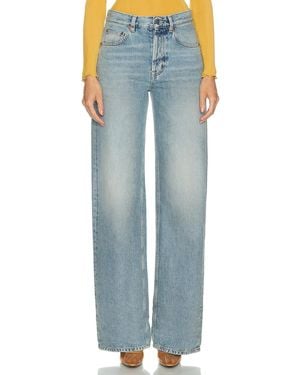 Saint Laurent Neo 90's Baggy Wide Leg - Blue
