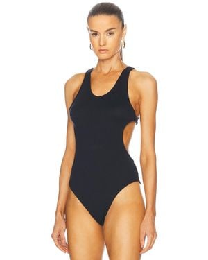 Bode Palmer Leotard Top - Blue