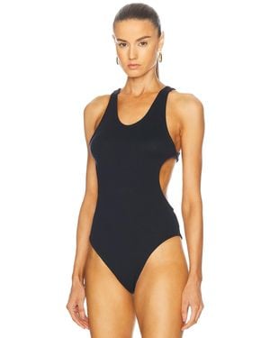 Bode Palmer Leotard Top - Blue