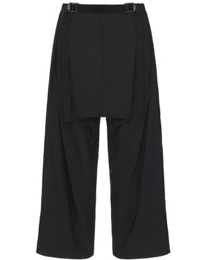 ACRONYM P30Bl-E Encapsulated Ultrawide Drawcord Trouser - Black