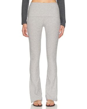 Beyond Yoga Spacedye Foldover Pant - Gray