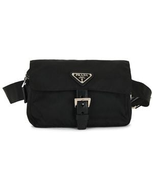Prada Tessuto Belt Bag - Black