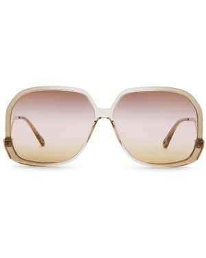 Chloé Wavy Geometric Sunglasses - Multicolor