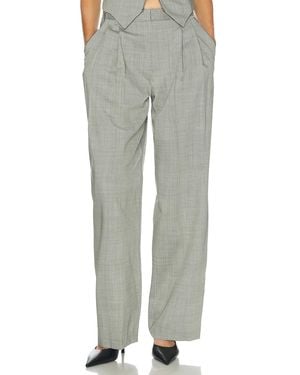 Alexander Wang Mid-rise Tailored Pant With Side Zippers - Gray