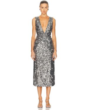 Brandon Maxwell The Santha Dress - Metallic