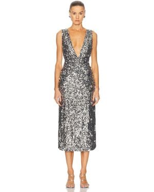 Brandon Maxwell The Santha Dress - Metallic
