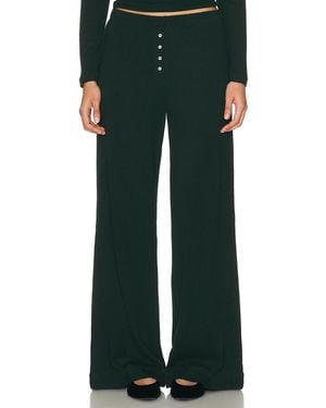 Leset Pointelle Boxer Pant - Green