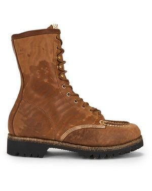 Visvim Scout Moc Boots - Brown