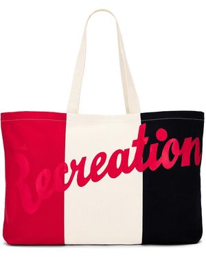 Bode Recreation Tote Bag - Red