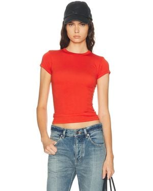 GRLFRND Crew Neck Slim Fit Tee - Red