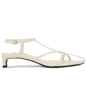 Jil Sander Cage Sandal Heel - White