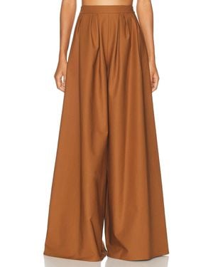 Carolina Herrera Palazzo Pant - Brown