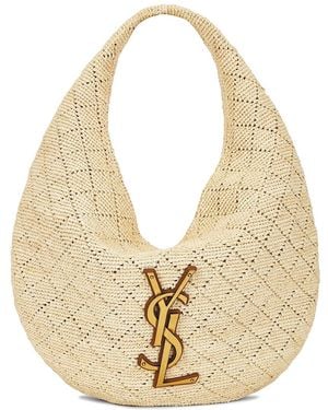 Saint Laurent Icare Hobo Bag - Natural