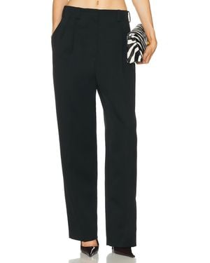 Givenchy Double Pleated Low Waist Pant - Black