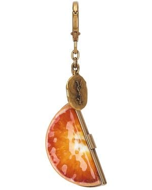 Saint Laurent Keychain - White
