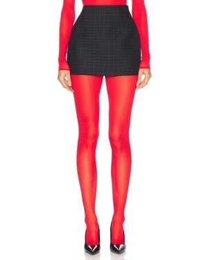 Wardrobe NYC Contour Mini Skirt - Red